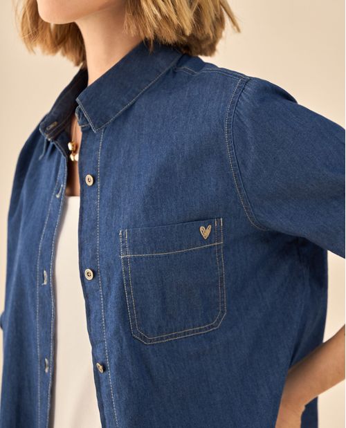 Camisa de Corte Relajado