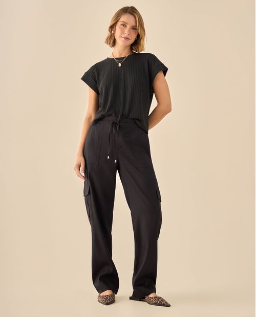 Pantalón Cargo con Bolsillos Funcionales