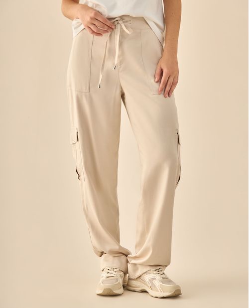 Pantalón Cargo con Bolsillos Funcionales