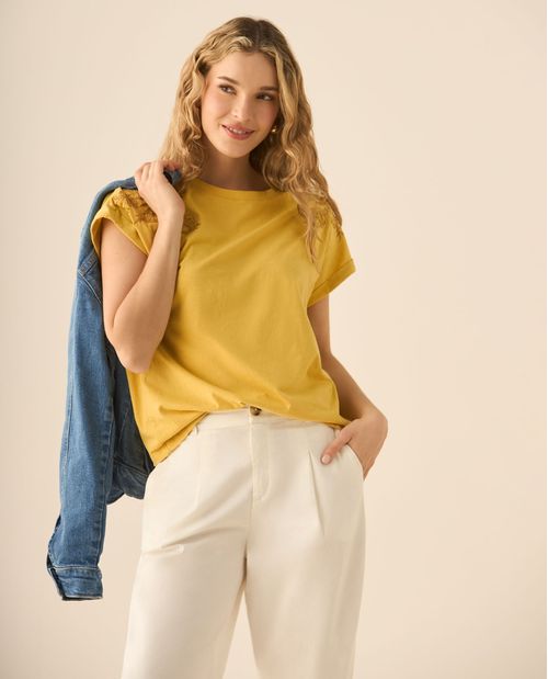 Camiseta manga corta para mujer