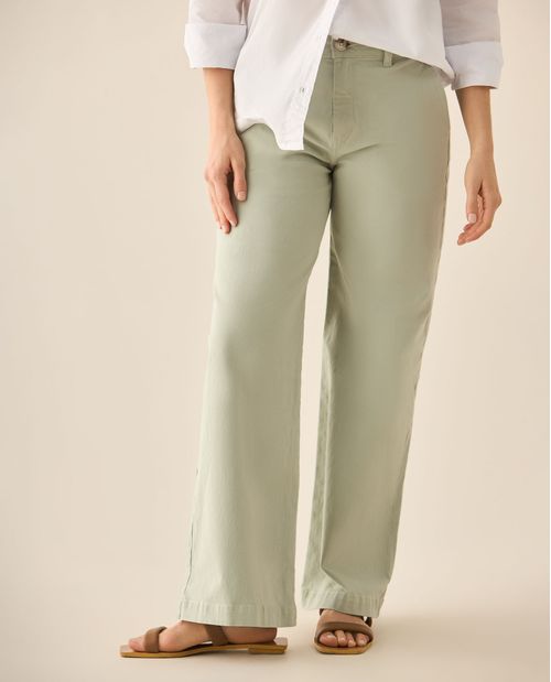 Pantalón bota recta clásico para mujer