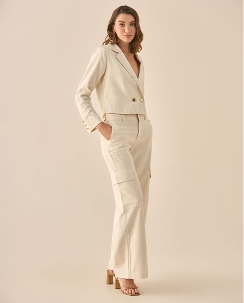 Pantalón tipo cargo para mujer