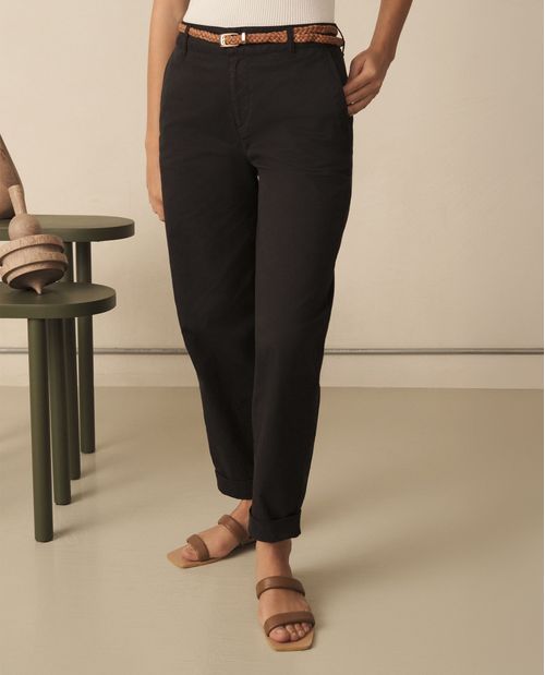 Pantalón elegante bota recta para mujer