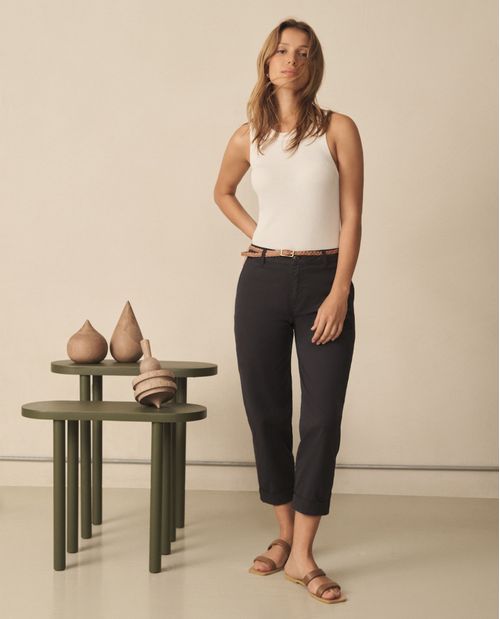 Pantalón elegante bota recta para mujer