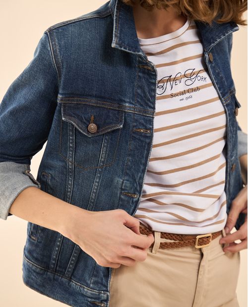 Chaqueta en denim para mujer