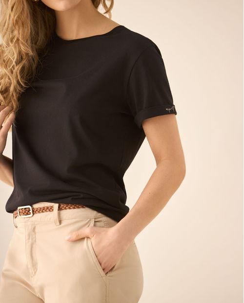 Camiseta básica tradicional para mujer