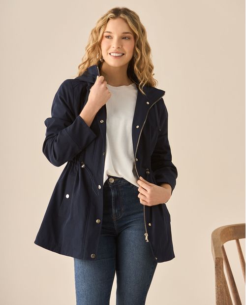 Chaqueta con capucha para mujer