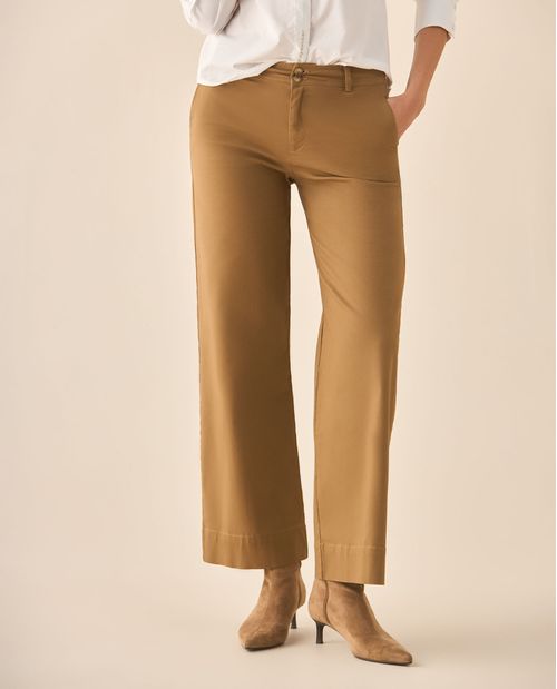 Pantalón clásico recto para mujer