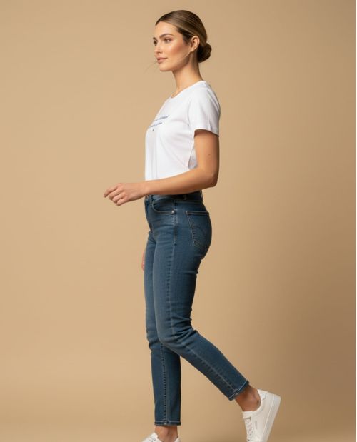 Camiseta con Mensaje Francés Bordado