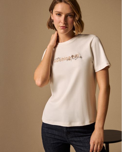 Camiseta con Bordado LONDON