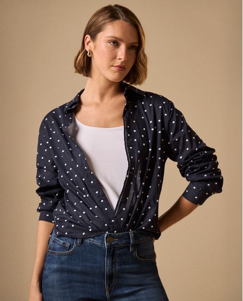 Camisa con Estampado Love Romántico