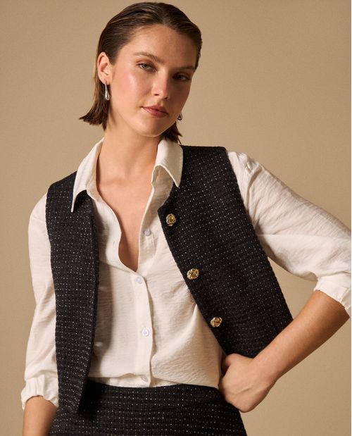 Camisa Blanca Clásica con Caída Premium