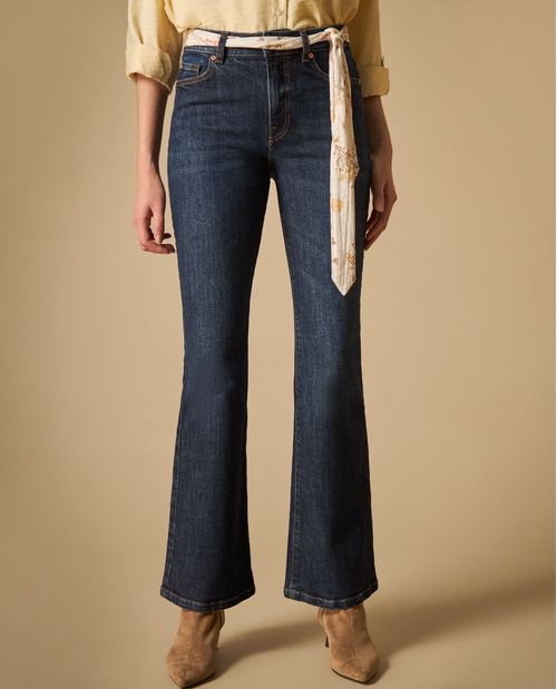 Jean wide leg cintura alta para mujer