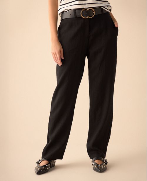 Pantalón elegante con cortes para mujer