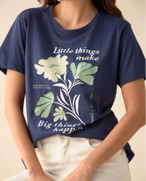 Camiseta de manga corta para mujer